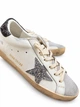 Женские кеды Golden Goose GGDB бело-серебристые из натуральной кожи с блестящей звездой в полной упаковке размер 37 - изображение 5
