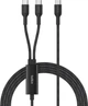 Кабель Belkin BoostCharge Pro USB-C - Dual USB-C 1.5M Black (CAC004HQ1.5MBK) - зображення 1