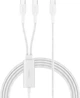 Кабель Belkin BoostCharge Pro USB-C - Dual USB-C 1.5M White (CAC004HQ1.5MWH) - зображення 2
