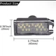 Подсветка номера LED Джип Jeep Grand Cherokee 14-20 Compass Patriot 14-17 Dodge Viper 13-17 Fiat 500 usa Maserati 2 штуки - изображение 7