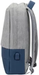 Рюкзак для ноутбука RIVACASE 7562 15.6" Grey/Dark Blue (7562 (Grey/Dark Blue)) - изображение 5