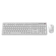 Комплект клавіатура + миша Gembird KBS-WPS-01 Slim Pro Business бездротовий US розкладка White (8716309137027) - зображення 2