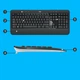 Комплект клавіатура + миша Logitech MK540 Advanced бездротовий 1000 DPI US розкладка Black (5099206077461) - зображення 3