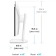 Монітор BenQ GW2790TC 27'' IPS 144Hz HDMI DP Pivot колонки (9H.LNSLA.TBE) USB-C Білий (DA5BE645AF66) - зображення 7