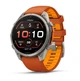 Смарт-часы GARMIN Fenix 9 Pro 47mm Titanium with Autumn Orange/Spark Orange Silicone Band (010-04336-05/06) - изображение 1
