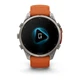 Смарт-часы GARMIN Fenix 9 Pro inReach 47mm Titanium Case with Autumn Orange/Spark Orange Silicone Band (010-04336-00/01) - изображение 6