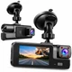 Автомобільний відеореєстратор D53S з двома камерами 1080P Full HD + 720P, кут огляду 170°, нічна зйомка, G-сенсор, датчик руху, режим паркування - зображення 1