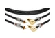 Кабель комутаційний KLOTZ AUDIOLEAD BLACK 0.6M 2 PCS (RCA - RCA 90°, GOLD CONTACTS) (303687) - зображення 3