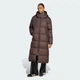 Женский пуховик ESS DOWN LONG adidas KR9572 (XL) коричневый (4069996370432) - изображение 1