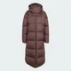 Женский пуховик ESS DOWN LONG adidas KR9572 (XL) коричневый (4069996370432) - изображение 6