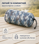 Надувной туристический каремат камуфляжный 185×60×6 см со встроенным насосом и подушкой - изображение 5