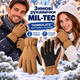 Перчатки зимние унисекс Mil-Tec Thinsulate Softshell 12521319 утепленные 40 г/м² с сенсорными пальцами Brown размер XL - изображение 1