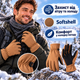 Перчатки зимние унисекс Mil-Tec Thinsulate Softshell 12521319 утепленные 40 г/м² с сенсорными пальцами Brown размер XL - изображение 4
