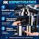 Чайник 12 24 вольт автомобильный от прикуривателя 200 Вт с дисплеем для подогрева напитков авто нержавеющая сталь - изображение 6
