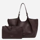 Zestaw (torebka shopper + kosmetyczka) damski skórzany Gianni Chiarini BS-9720-RNGDBL-T.U.-2107 Ciemnobrązowy (800070360592) - obraz 1