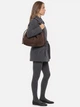 Torebka hobo damska zamszowa Gianni Chiarini BS-12260-CM-PL-974 Ciemnobrązowa (800070361173) - obraz 2