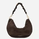 Torebka hobo damska zamszowa Gianni Chiarini BS-12691-CM-PL-974 Ciemnobrązowa (800070361185) - obraz 1