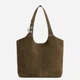 Torebka damska zamszowa Coccinelle E1THE110201-W25 Khaki (800070363483) - obraz 1