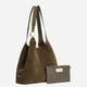 Torebka damska zamszowa Coccinelle E1THE110201-W25 Khaki (800070363483) - obraz 2