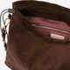 Torebka hobo damska zamszowa Coccinelle E1V9G130301-W20 Ciemnobrązowa (800070363541) - obraz 5