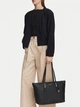 Torebka shopper damska skórzana Michael Kors 30T6GQNT7L-001 Czarna (800070364533) - obraz 2