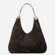 Сумка хобо женская из натуральной замши большая Michael Kors 30F6GEJE7S-251 Коричневая (800070364538) - изображение 1