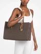 Torebka shopper damska materiałowa Michael Kors 30S6G6ZT7C-252 Brązowa (800070364526) - obraz 2
