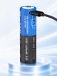 Аккумулятор 14500 Xtar Li-Ion 1300mAh USB-C, 1300mAh, 3A, 3.6V, Button Top, Box - изображение 1