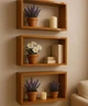 Модульні полички 3 шт з натурального дерева (сосна) SolidWood Modular Shelf ,покриті масло-воском ПНДД 052 - зображення 2