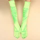 Довгі атласні рукавички honey fashion accessories s/m/l салатовий (30к048) - зображення 2