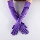 Довгі атласні рукавички honey fashion accessories s/m/l яскраво-фіолетовий (30к048) - зображення 1