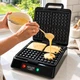 Вафельниця електрична Adler AD 3036 1500 Вт для 4 бельгійських вафель з антипригарним покриттям - зображення 6