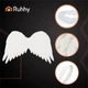 Крылья ангела Ruhhy 2 шт 50 x 35 см с нимбом White (5900779959392) - изображение 6