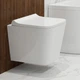 Подвесной унитаз Koller Pool Trend 490x340 прямоугольный, с сиденьем Soft-close, белый (TR-0490-RQ) - изображение 1