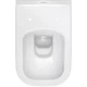 Подвесной унитаз Duravit D-Code Rimless 565x450 округлый, с сидением, белый (45700900A1) - изображение 7