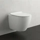 Подвесной унитаз KOLLER POOL Round Rimless 520x355 прямоугольный, с сидением, белый (RN-0520-RW) - изображение 1