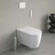 Подвесной унитаз Duravit SensoWash Starck F Plus овальный, с сиденьем Soft-Close, белый глянцевый (650000012004320) - изображение 8