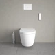 Подвесной унитаз Duravit SensoWash Starck F Plus овальный, с сиденьем Soft-Close, белый глянцевый (650000012004320) - изображение 9