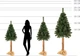 Штучна сосна Springos Звичайна на стовбурі 160 см Зелена (5908455314831) - зображення 10