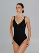 Боді-білизна жіноча великих розмірів Giulia Body String Shapewear L/XL Чорна (4823116934733) - зображення 1