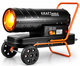 Дизельная тепловая пушка Kraft&Dele KD11710 30 кВт 595 м³/ч Дизельный обогреватель с термостатом бак 19 л - изображение 4