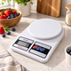 Весы кухонные электронные SF-400 Kitchen Scale до 7 кг кондитерские настольные (Электроник Китчен Скейл), Белые - изображение 7