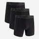 Набор трусов боксеров мужских Under Armour Underwear Boxers Ua Performance Tech - Solid 6 3Pk 1383878-001 3 шт 2XL Черный (1200122269661) - изображение 2