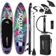 Надувная SUP-доска Aquaget с веслом Black/Violet 320 см (5908455312981) - изображение 1