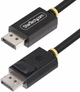 Kabel StarTech DisplayPort 2.1 DP40 2 m Black (DP21-2M-DP40-CABLE) - obraz 1