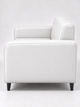Диван офисный Tobi Sho Арне с подлокотниками 1380х700х740 мм, кожзам White/2300 - изображение 3