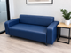 Диван офисный Tobi Sho Арне с подлокотниками 1880х700х740 мм, кожзам Midnight Blue/2227 - изображение 3