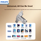 Флеш-накопичувач PHILIPS 64 ГБ типу C USB 3.2 з двома інтерфейсами для телефону, високошвидкісний USB-накопичувач 61UT-F з двома головками, сумісний з Android, Apple та ноутбуками - изображение 10