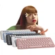 Комплект Logitech PEBBLE 2 COMBO Enterprise Wireless Office Silent Bluetooth Keyboard and Mouse Set Slim Portable Stylish 2.4G+Bluetooth Moonlight Blue [Групповая скидка] - изображение 2