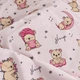 Простирадло MirSon King Size 220x240 см Kids Time 17-0919 Pink Moon Бязь (2200012569870) - зображення 5